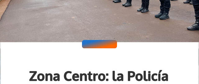 Zona Centro: la Policía desplegó un amplio operativo de seguridad en jurisdicción de la UR II